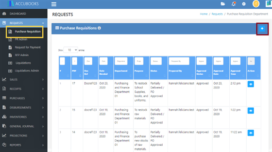 Purchase Requisition